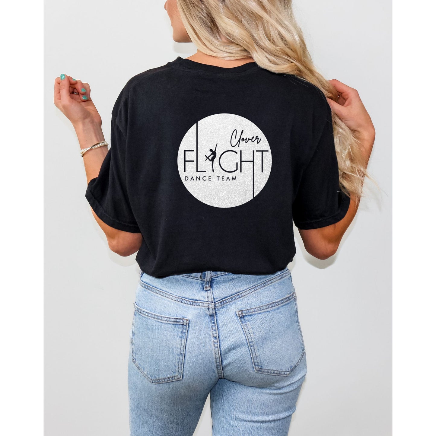 Clover Dance Glitter Logo Tshirt
