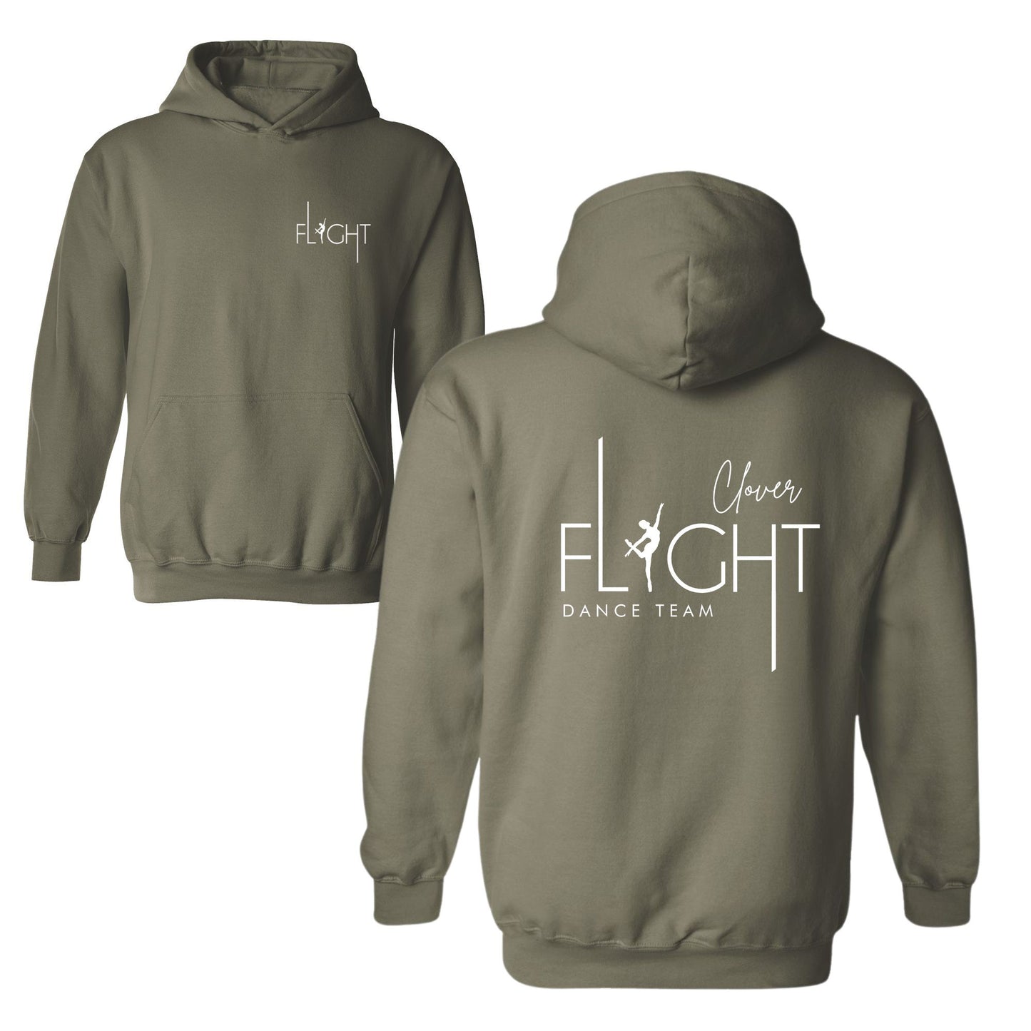 Clover Dance Team Logo Hoodie