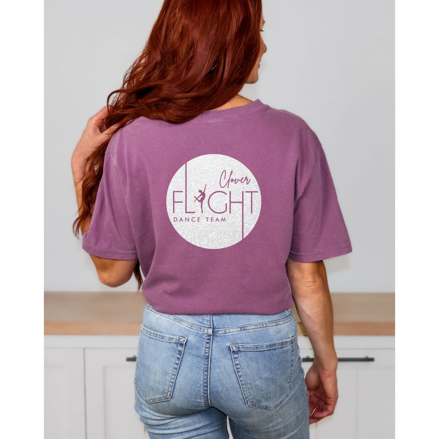 Clover Dance Glitter Logo Tshirt