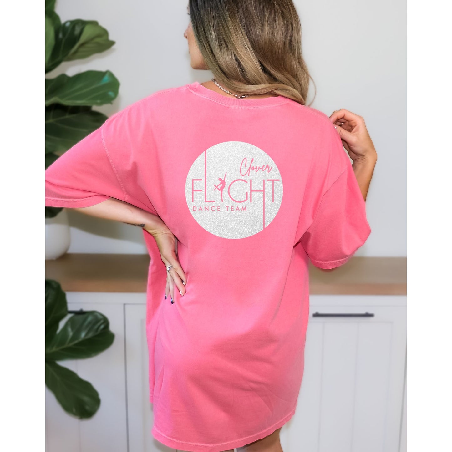 Clover Dance Glitter Logo Tshirt