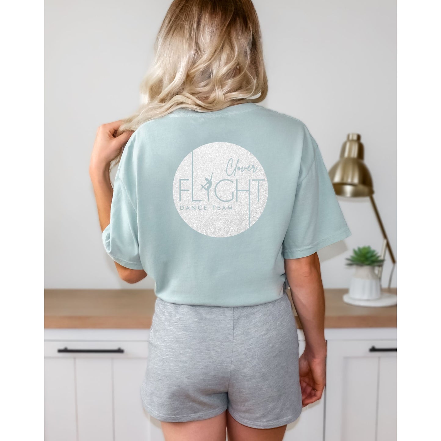 Clover Dance Glitter Logo Tshirt