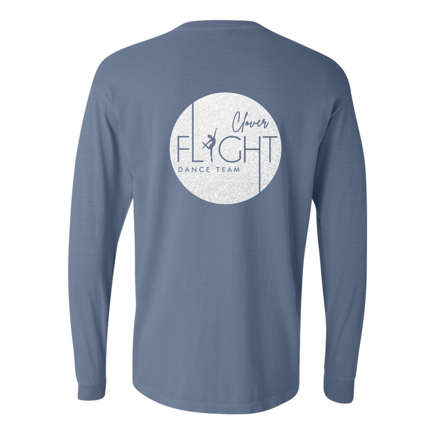 Clover Dance Glitter Logo Long Sleeve