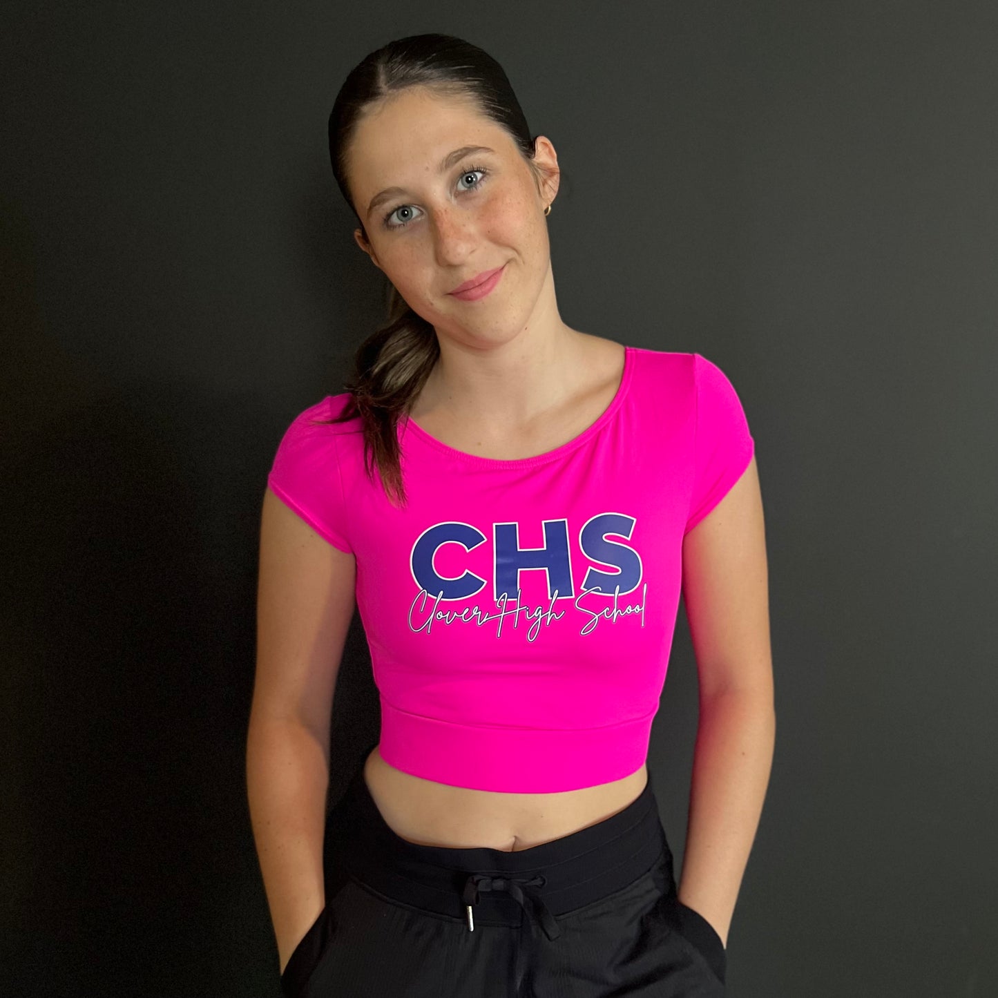 Cap Sleeve Crop Top Warm Up
