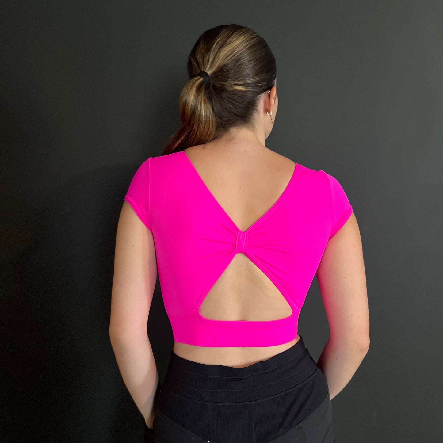 Cap Sleeve Crop Top Warm Up
