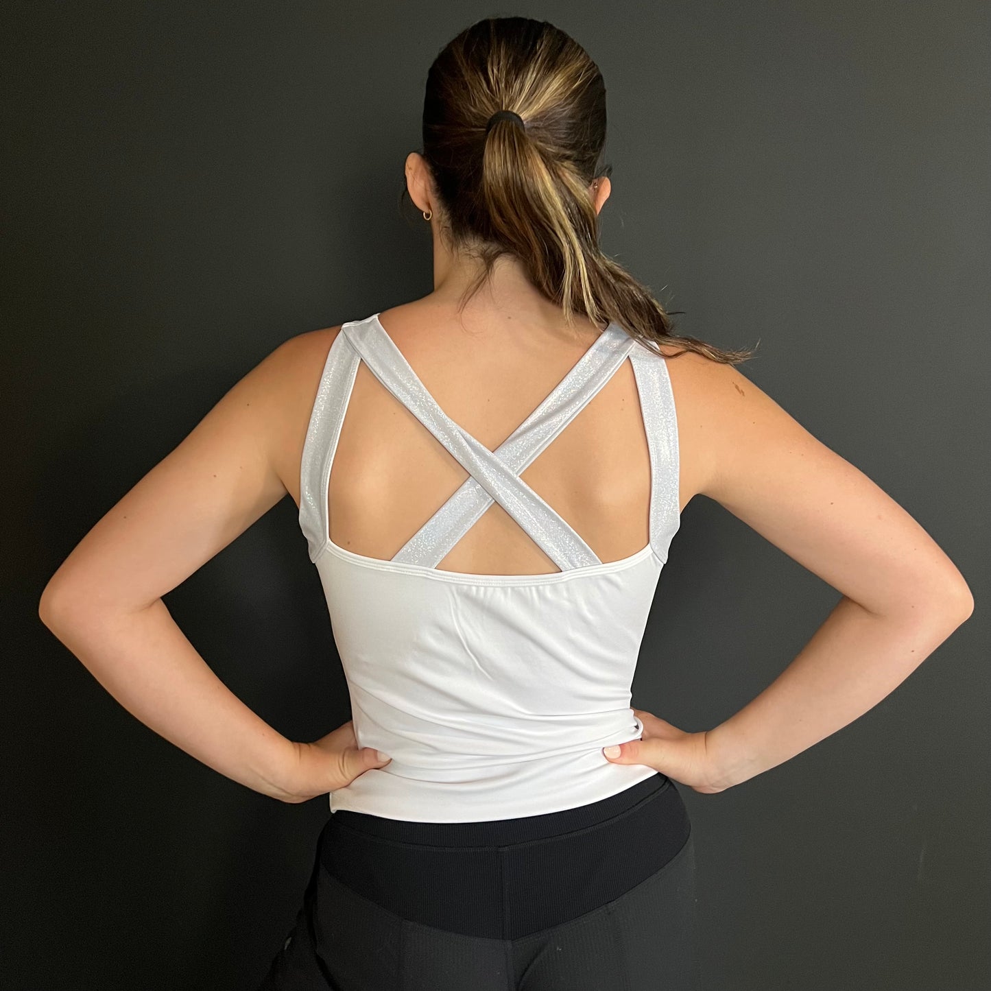Cross Back Tank Top Warm Up