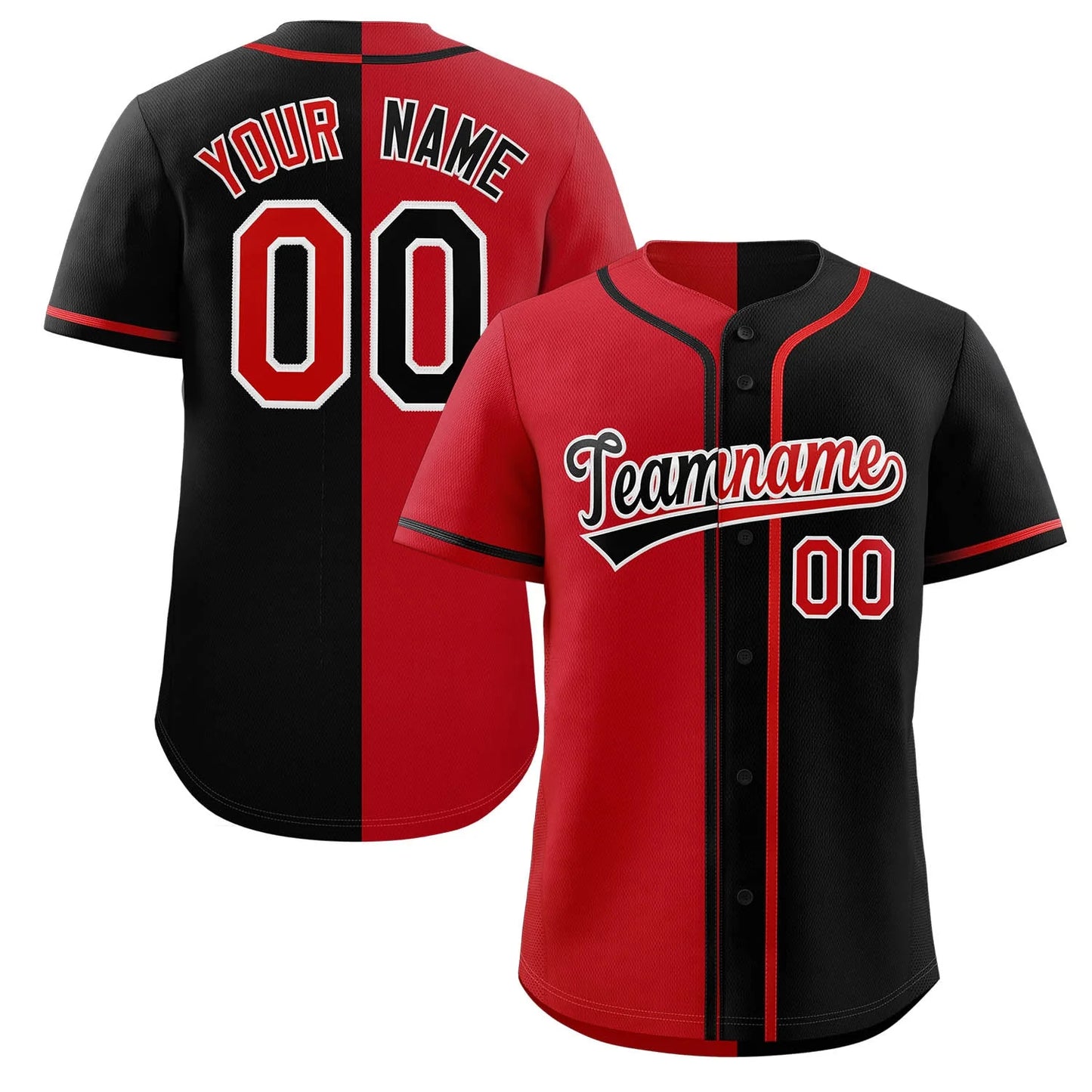Baseball Jersey - Split Color