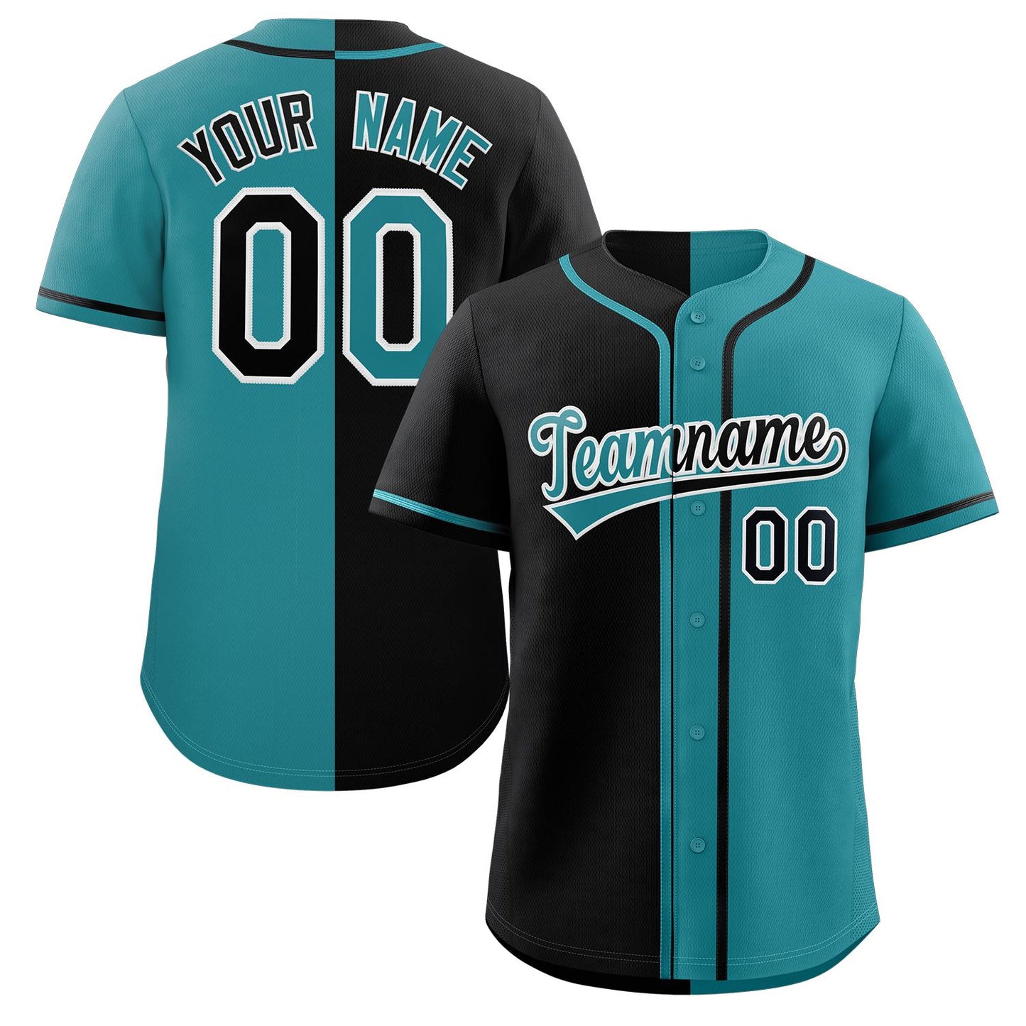 Baseball Jersey - Split Color