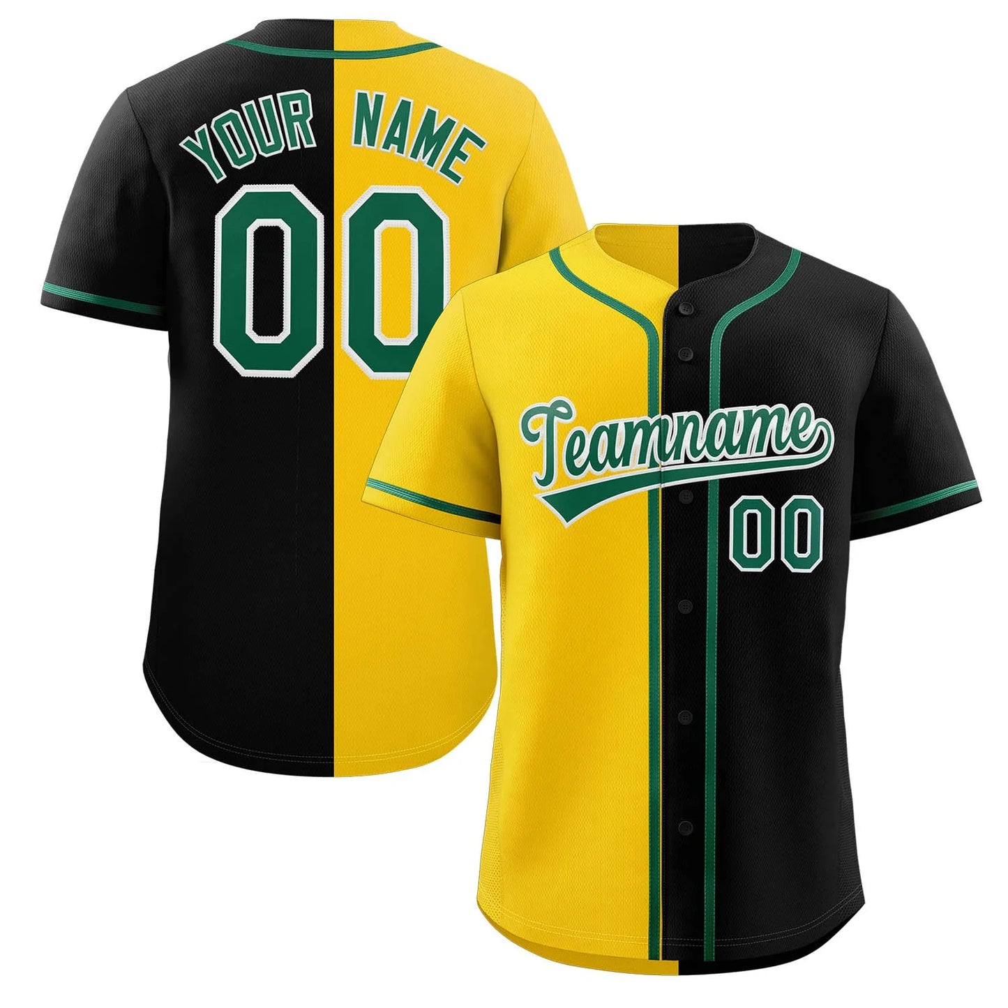 Baseball Jersey - Split Color