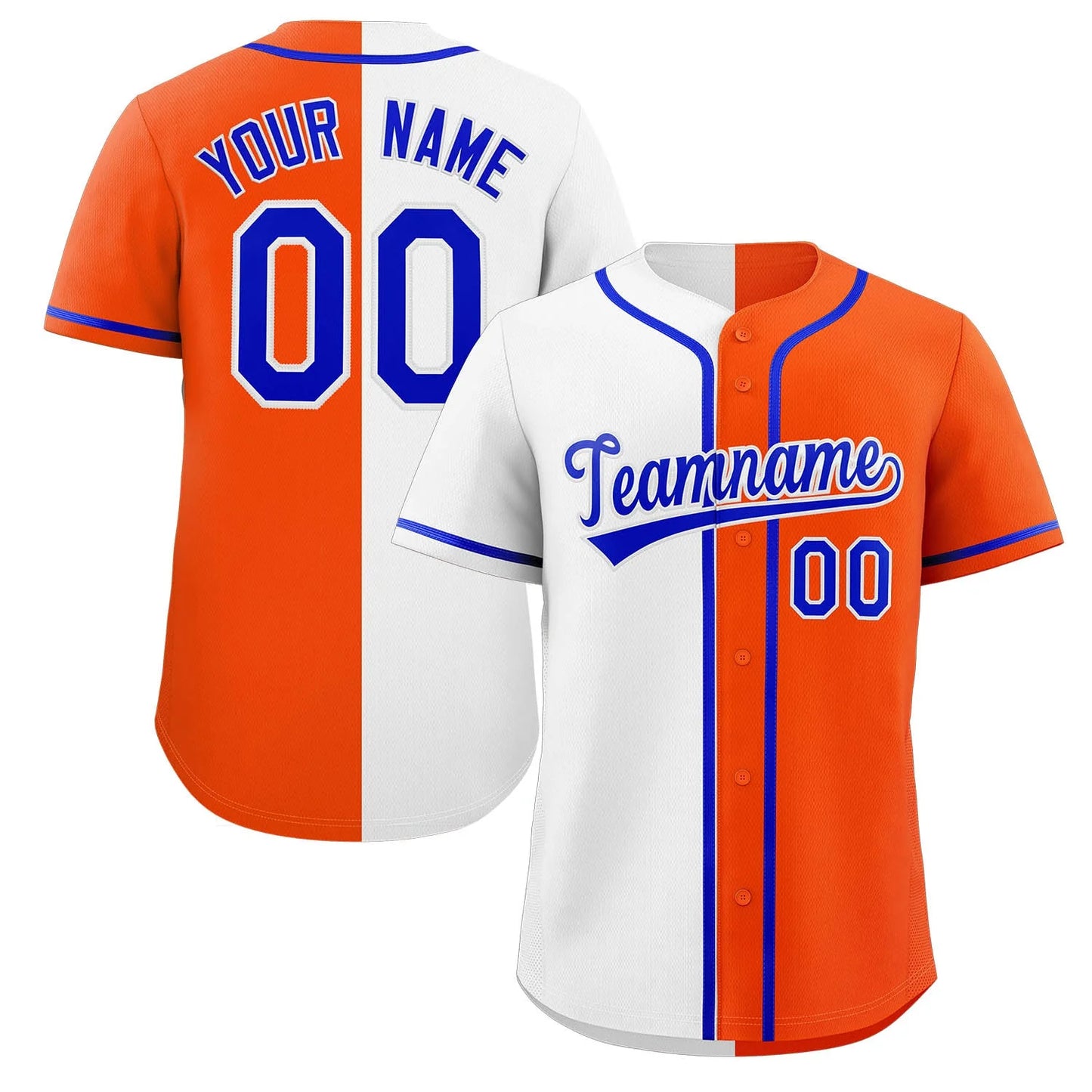 Baseball Jersey - Split Color