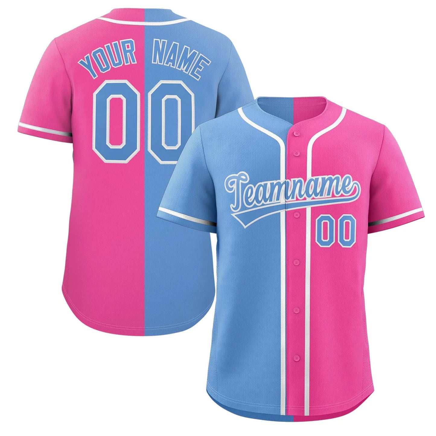 Baseball Jersey - Split Color