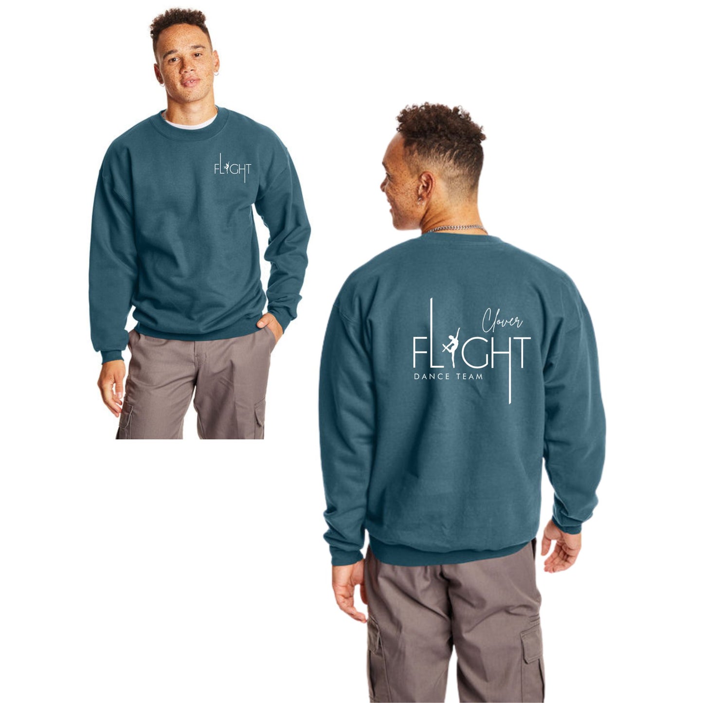 Clover Dance Team Logo Crewneck