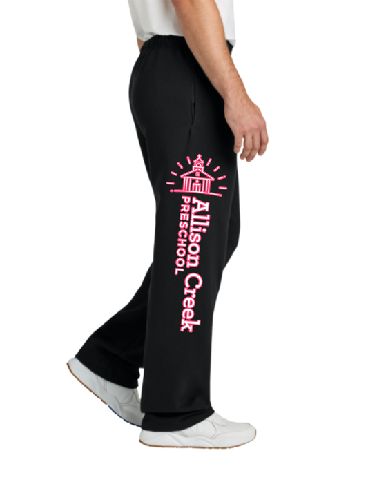 Allison Creek Open-Bottom Sweatpants