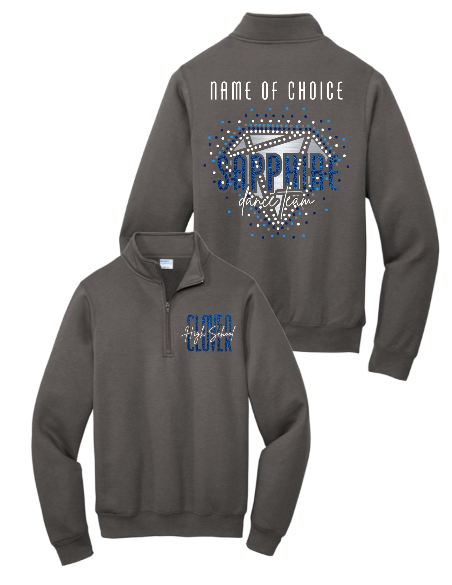 Sapphire Parent Warm-Up Quarter Zip