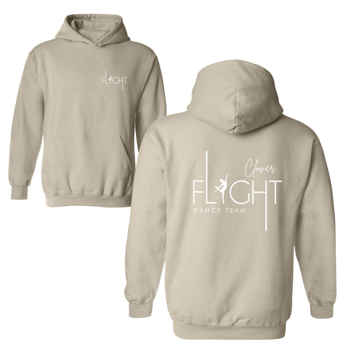 Clover Dance Team Logo Hoodie