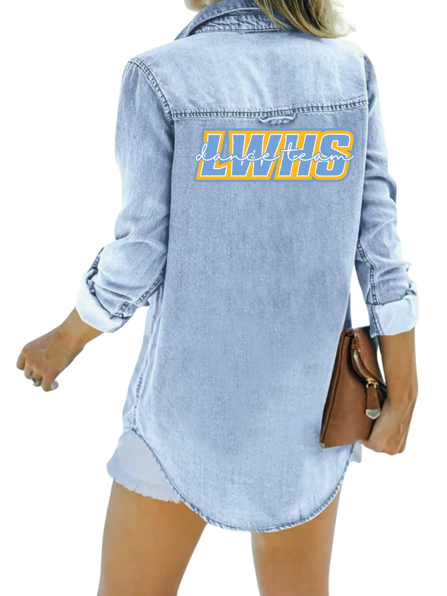LWHS Chambray Denim Shirt (Without Stones)
