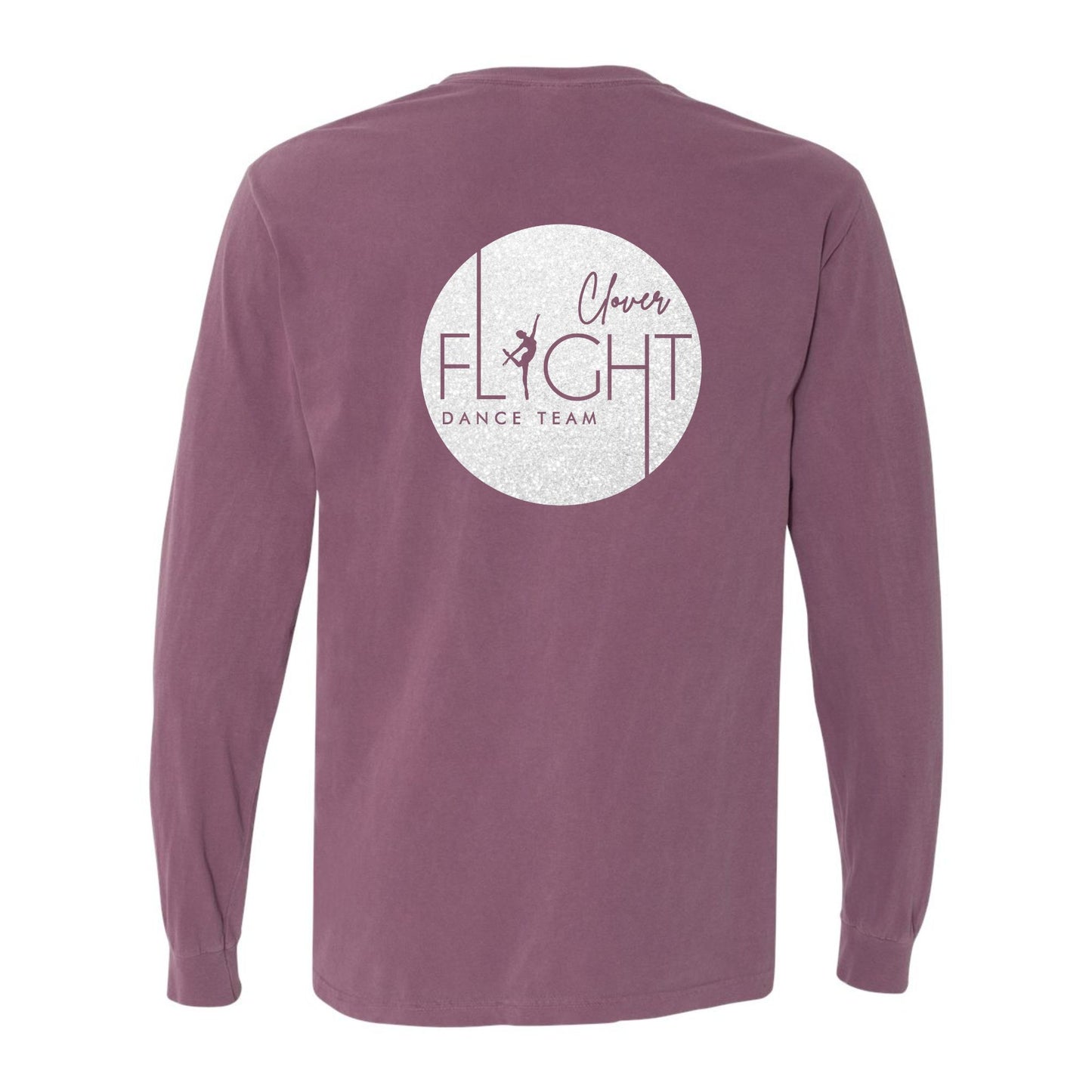 Clover Dance Glitter Logo Long Sleeve