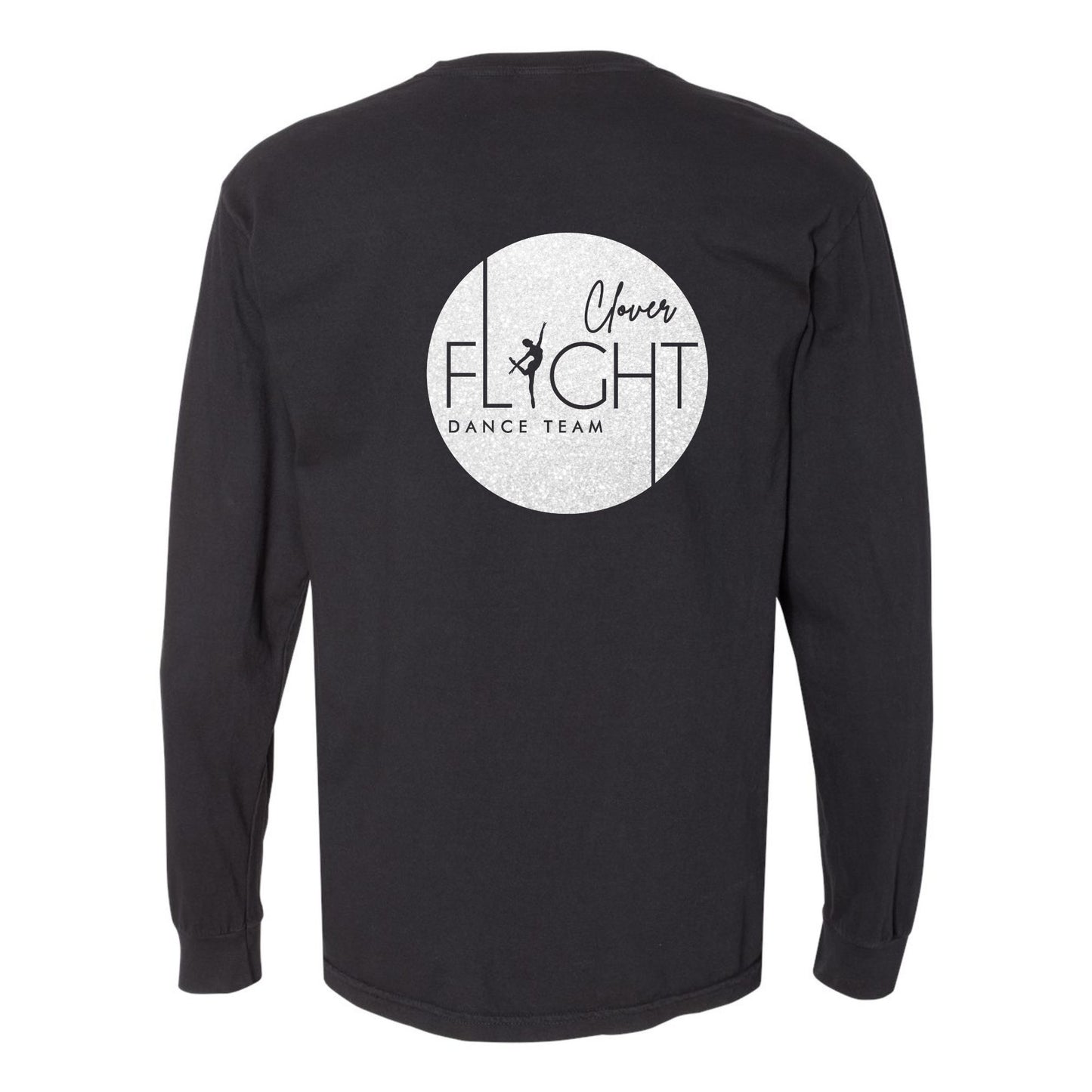 Clover Dance Glitter Logo Long Sleeve