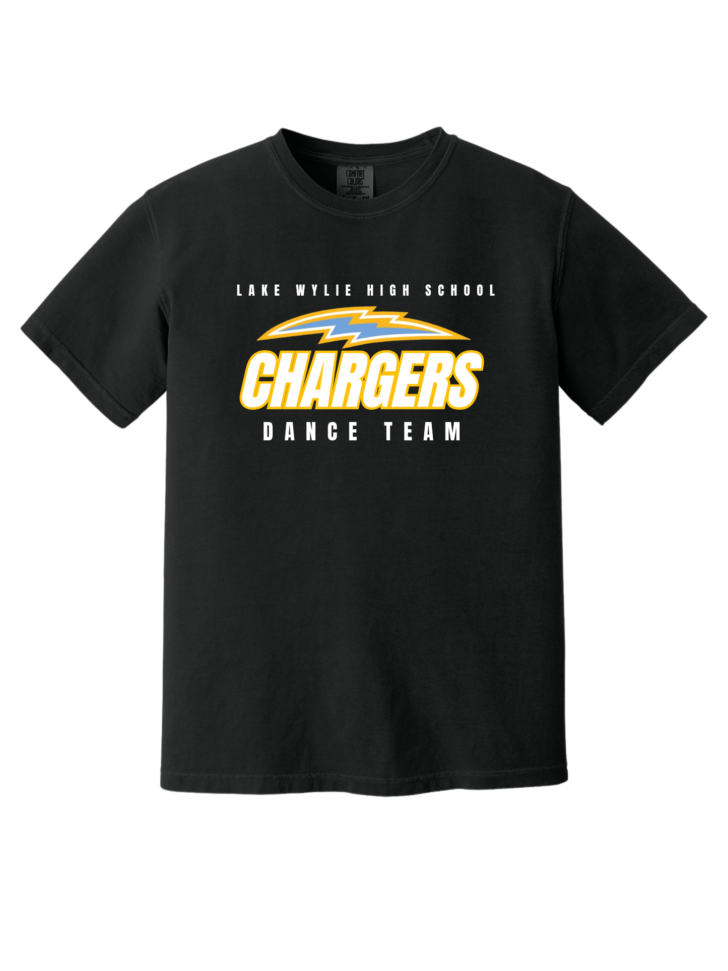 Black Comfort Colors Dance Team T-Shirt
