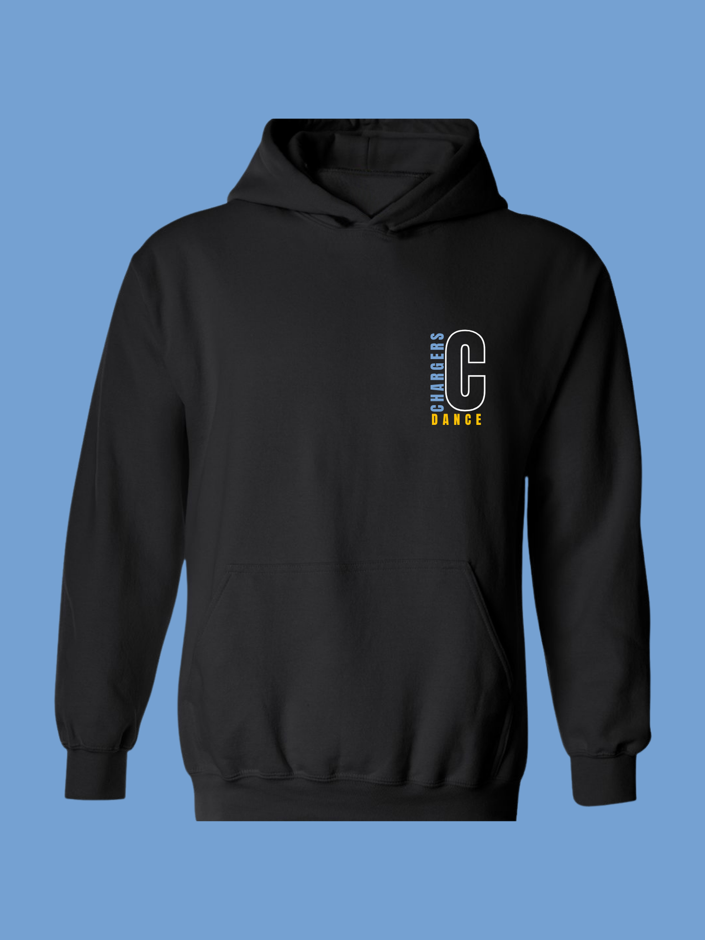Black Gildan BIG "C" Hooded Sweatshirt