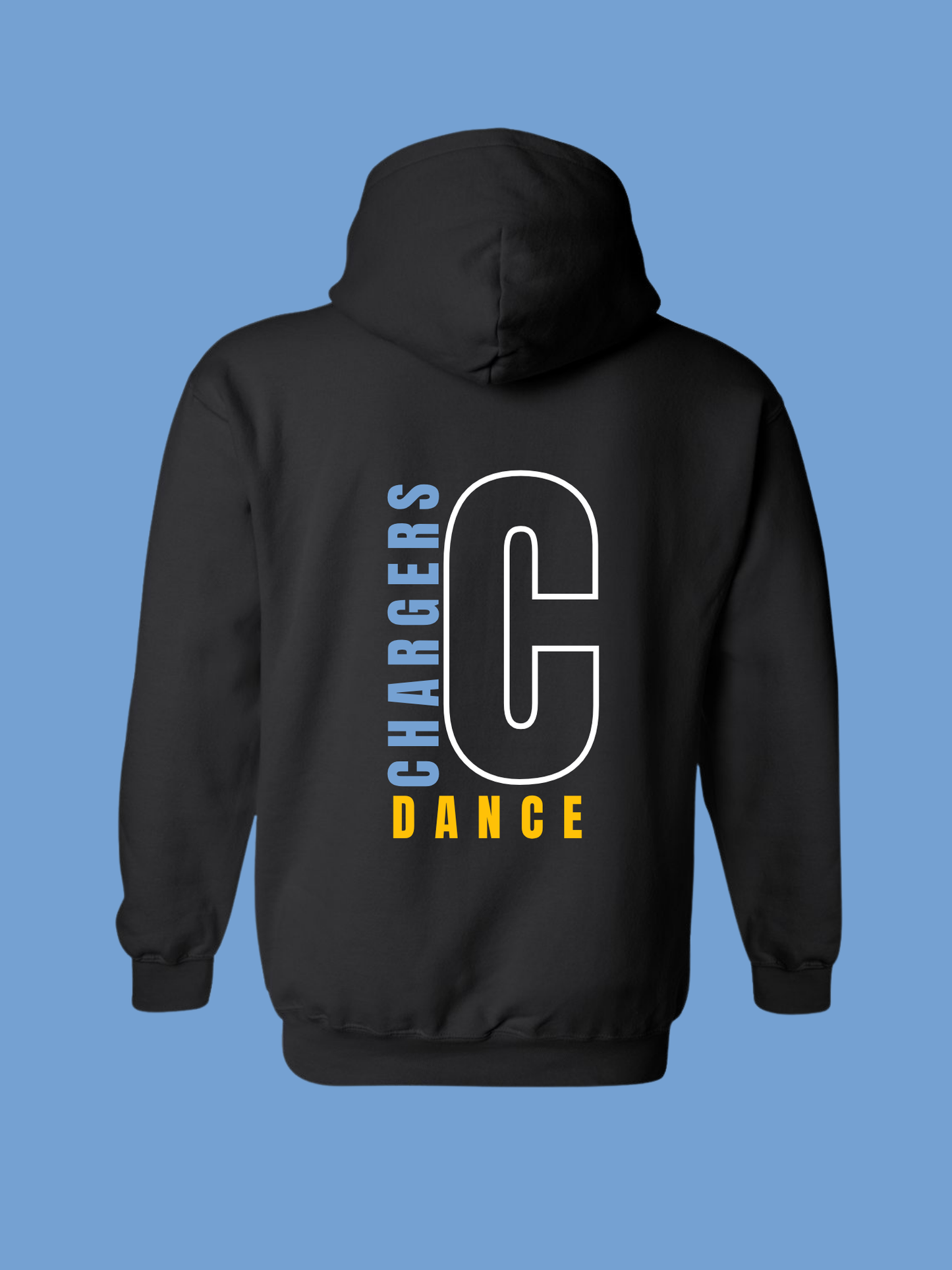 Black Gildan BIG "C" Hooded Sweatshirt