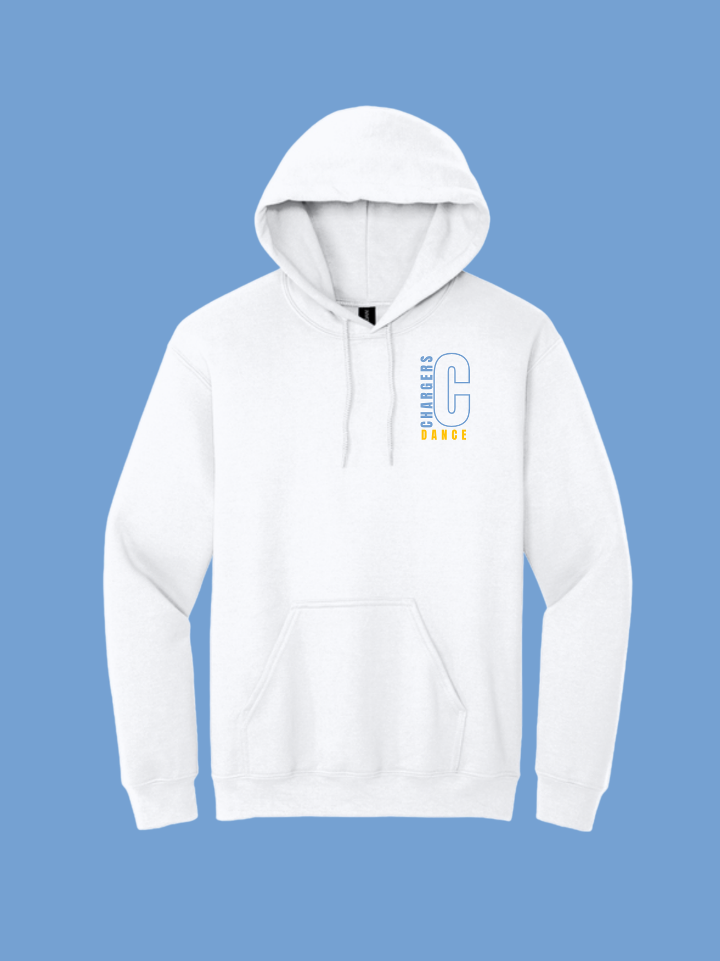 White Gildan BIG "C" Hooded Sweatshirt