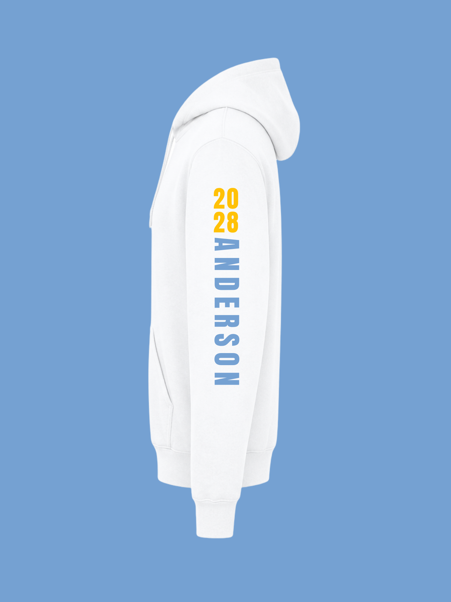White Gildan BIG "C" Hooded Sweatshirt