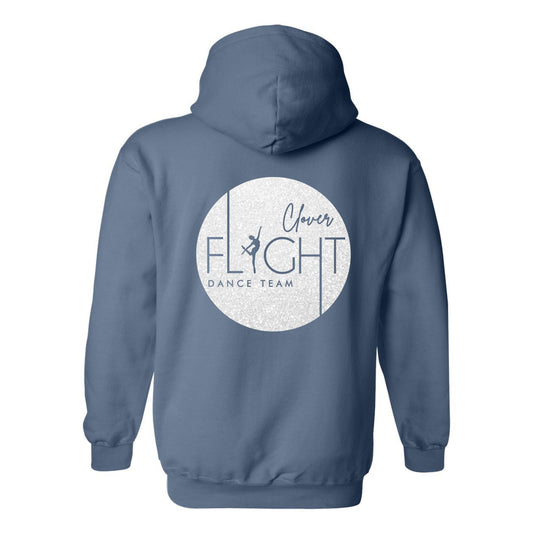 Clover Dance Glitter Logo Hoodie