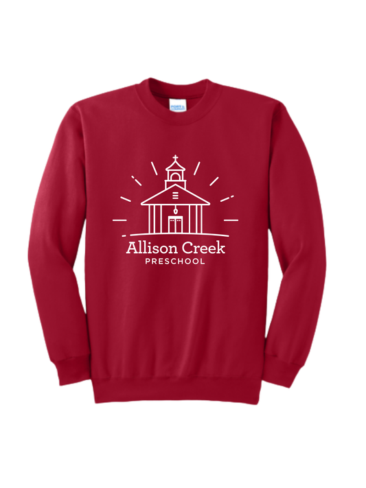 Allison Creek Crew Neck Sweater (Red)