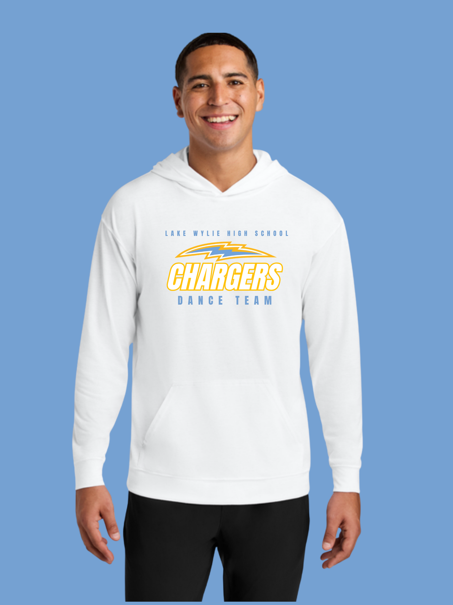 White Chargers Logo Hooded Sweatshirt