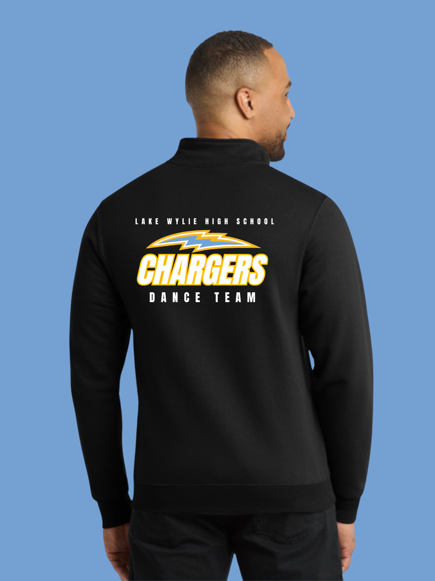 Black Chargers Quarter-Zip