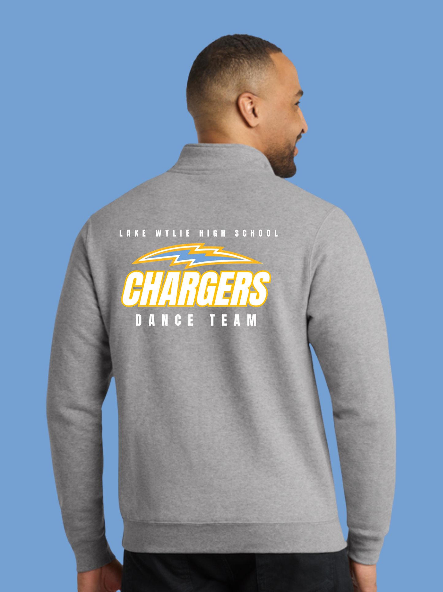 Grey Chargers Quarter-Zip