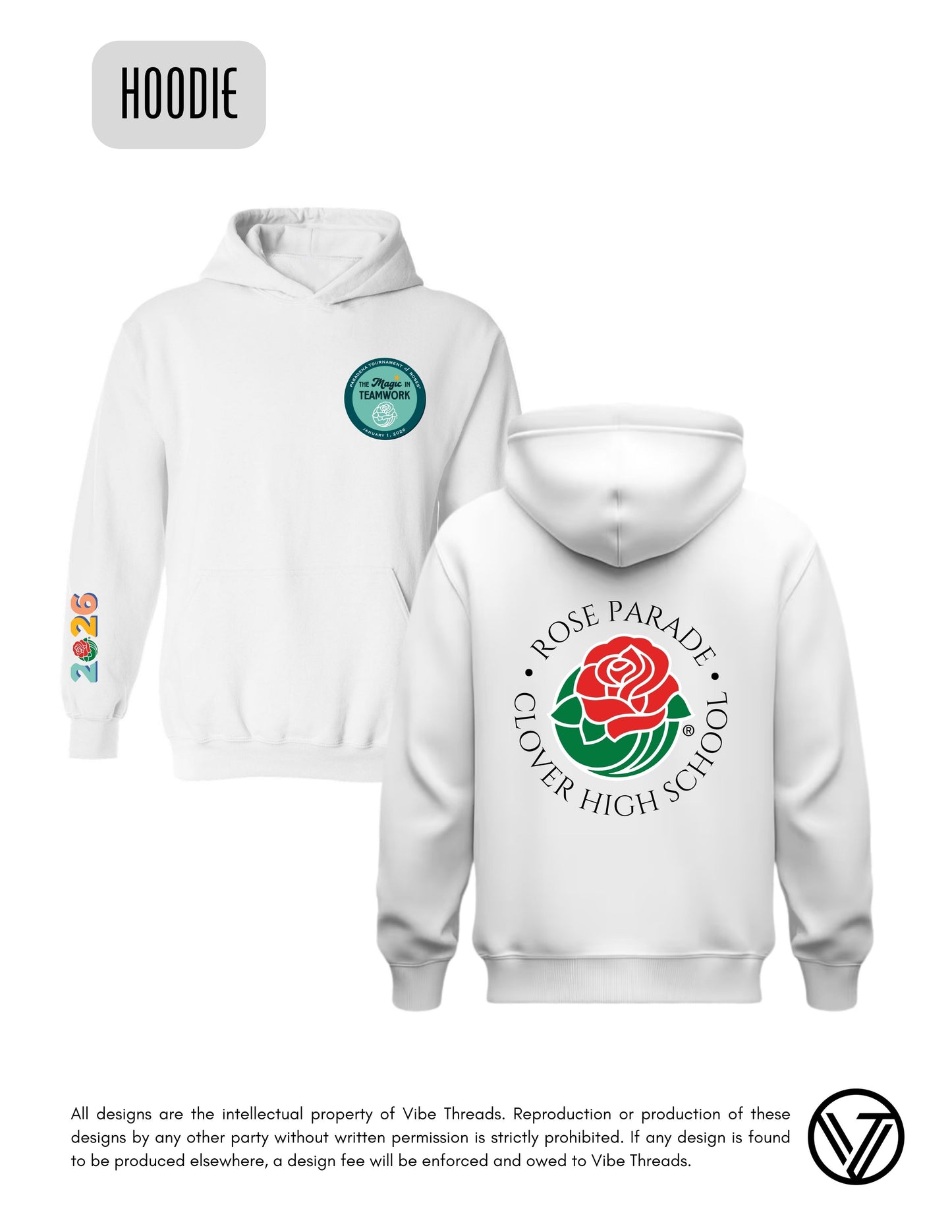 Rose Parade Hoodie Sweatshirt