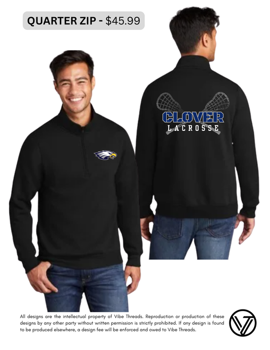 CLOVER Metallic Lacrosse Quarter-Zip