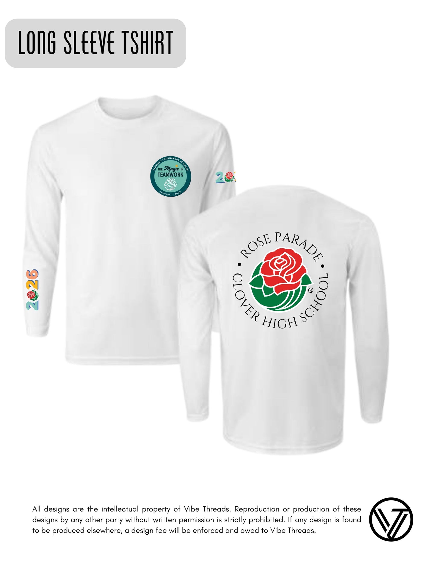 Rose Parade Long Sleeve Tshirt