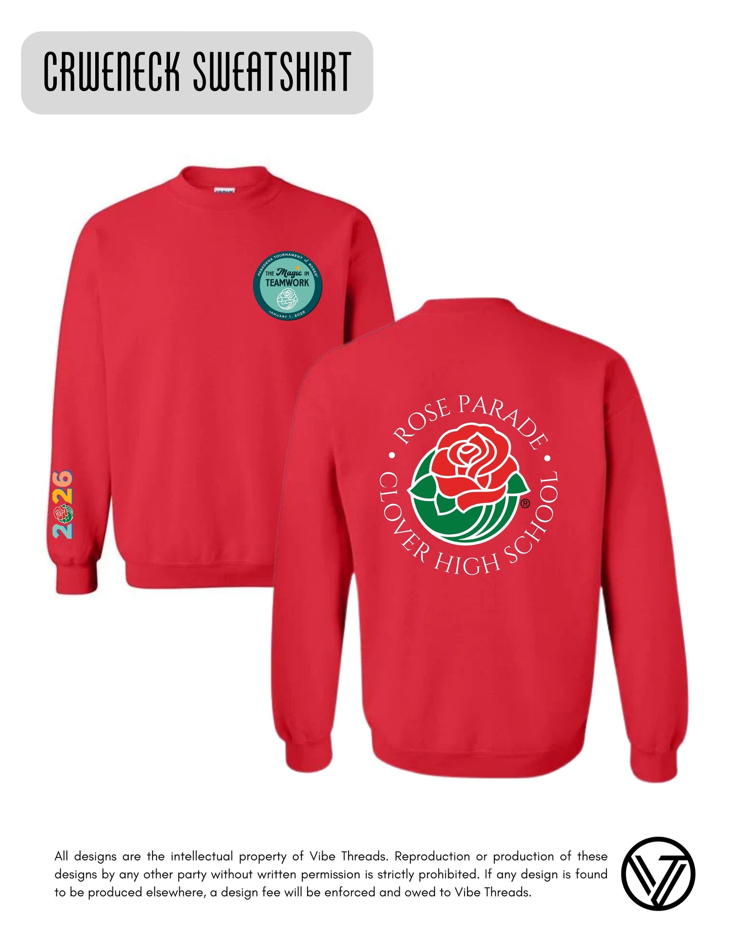 Rose Parade Crewneck Sweatshirt