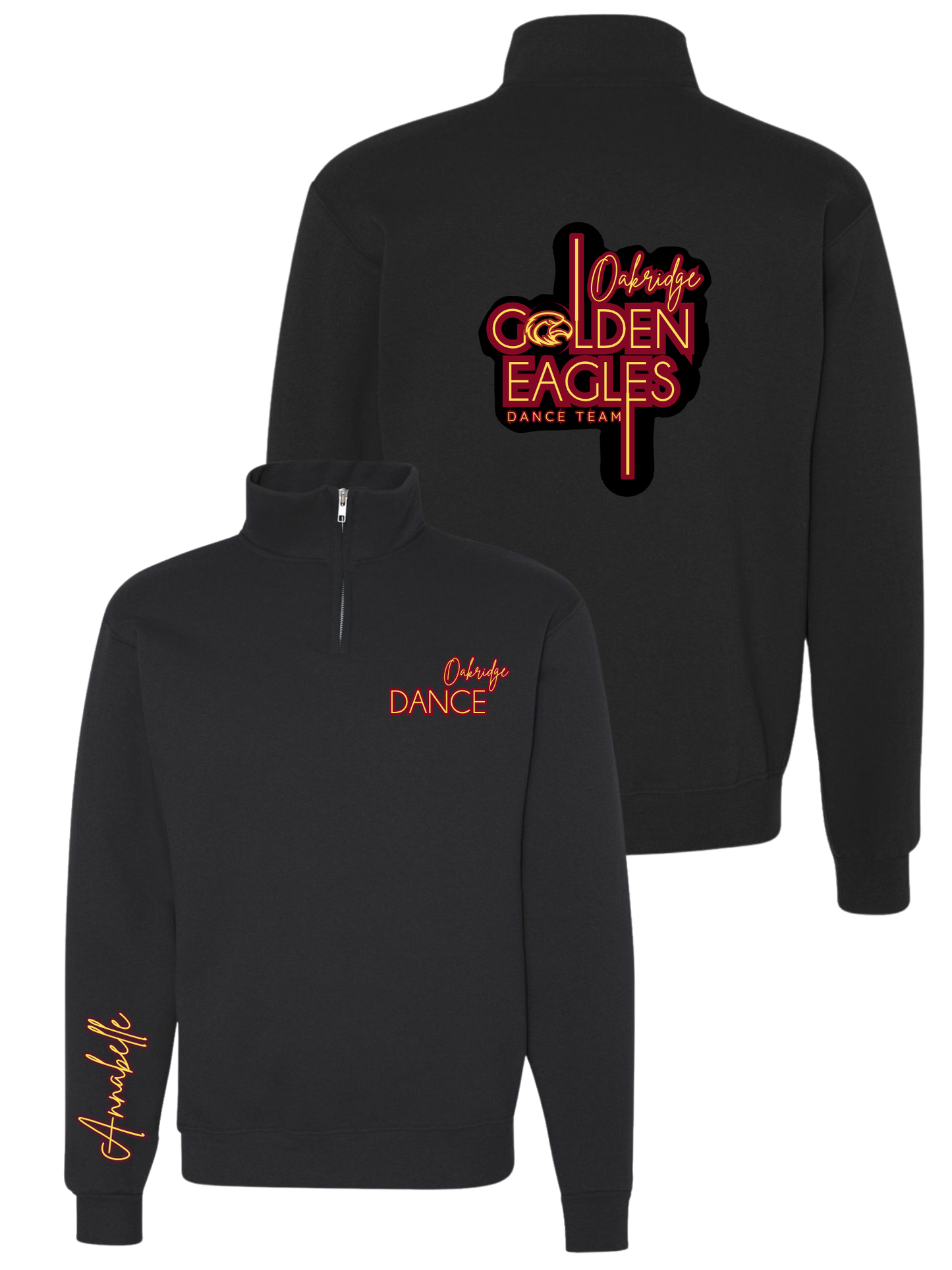 Oakridge Middle Warm-up Quarter-zip | Without Stones