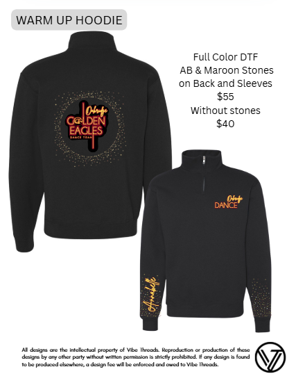 Oakridge Middle Warm-up Quarter-zip | With Stones