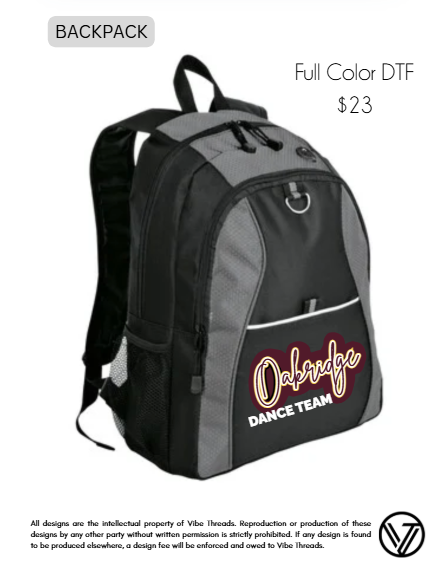 Oakridge Dance Backpack
