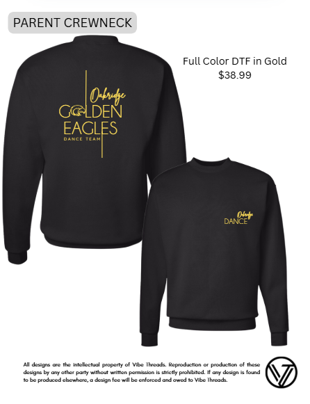 OMS Parent Crewneck - Black
