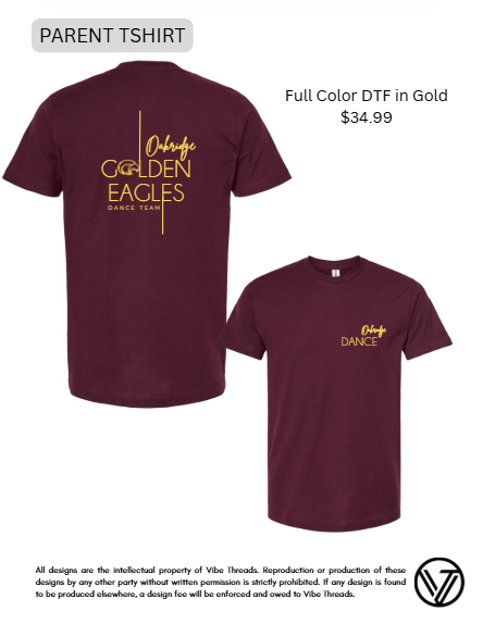 OMS Parent T-shirt - Maroon