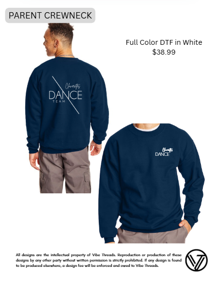 CMS Parent Crewneck - Navy