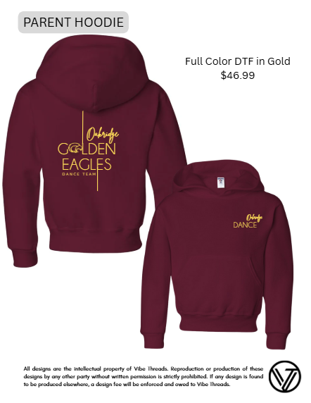 OMS Parent Hoodie - Maroon
