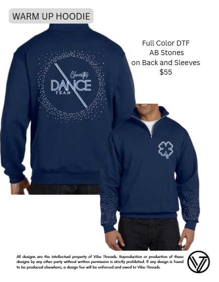 Clover Middle Warm-up Quarter-zip | With Stones