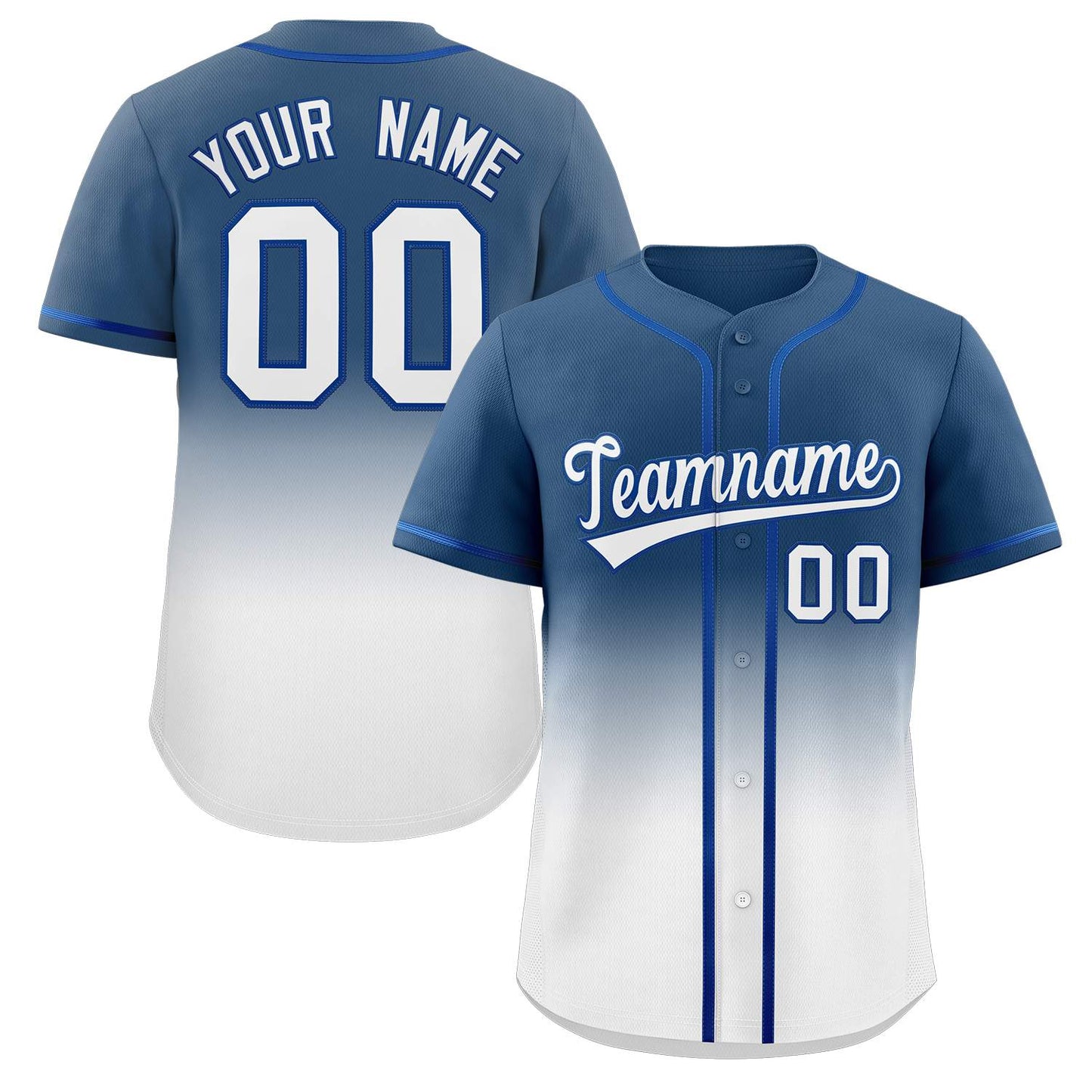 Baseball Jersey - Ombre Color