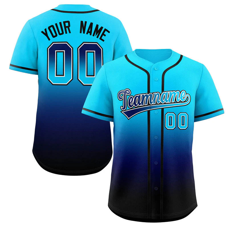 Baseball Jersey - Ombre Color